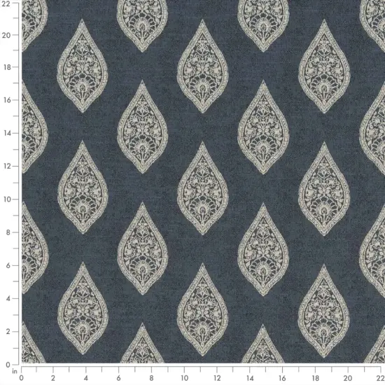 Upholstery Fabric - Blue Abstract & Geometric,Damask Upholstery Fabric 54 Inches" {3}