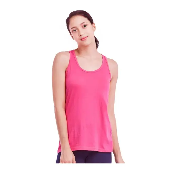 Sofra Ladies Loose Fit Jersey Tank Top {5}