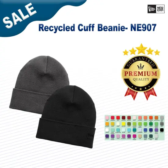 New Era&reg; Recycled Cuff Beanie Deep Navy {2}
