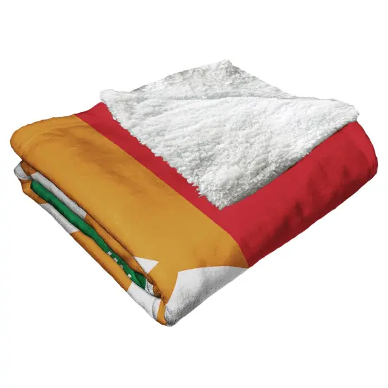 MLB Pride Series Silk Touch Sherpa Throw Blanket 50&times;60 Inches Chicago cubs {8}