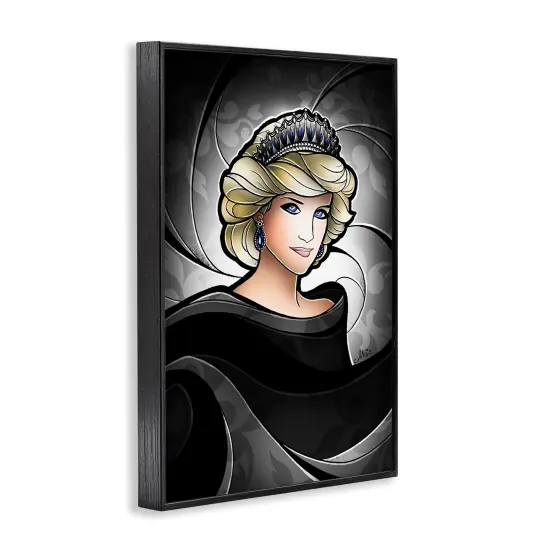 Stupell Industries Royal Peoples' Princess Framed Giclee Design by Mandie Manzano {9}