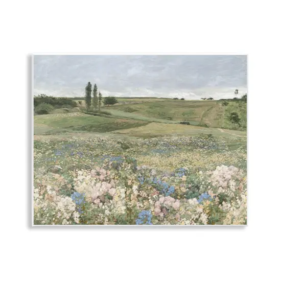 Stupell Industries Charming Pastoral Meadow View Wall Plaque Design by Amber Sterling {1}