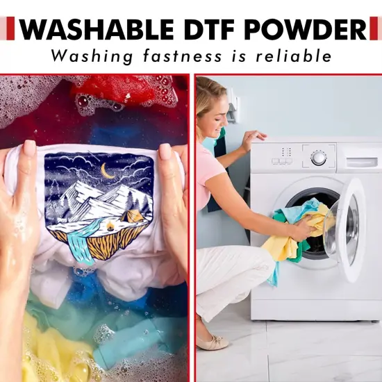 A-SUB DTF Powder Black, 2.2 lb Adhesive Sublimation Powder Dark Hot Melt {6}