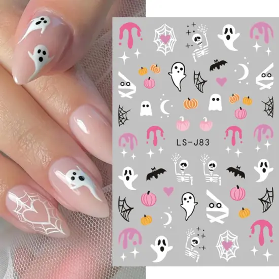 Halloween 3D Nail Stickers {5}