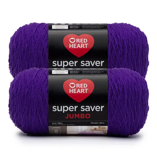 Red Heart Super Saver Yarn 12 Pack-Amethyst {1}