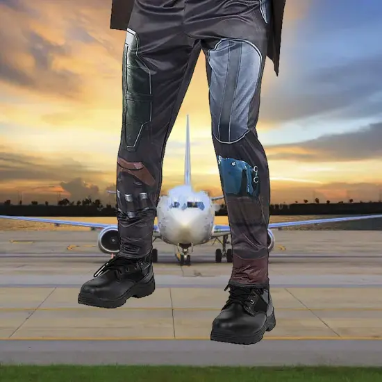 The Mandalorian Adults Qualux Costume Star Wars Bounty Hunter Outfit {3}