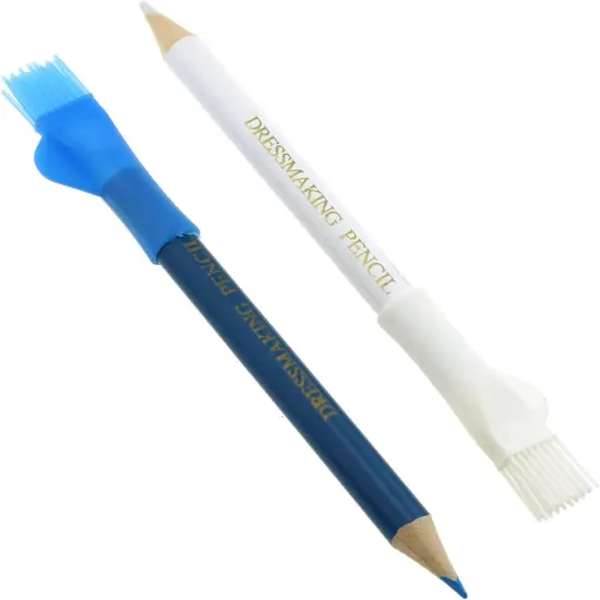 Fabric Marking Pencil Colors Pencils Tailor Chalk (Blue, White) {3}