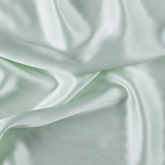 1 Yard Fairest Jade Silk Crepe Back Satin Soft Smooth Luxurious Sewing Fabric for Formal Wear 44 inch Width {1}
