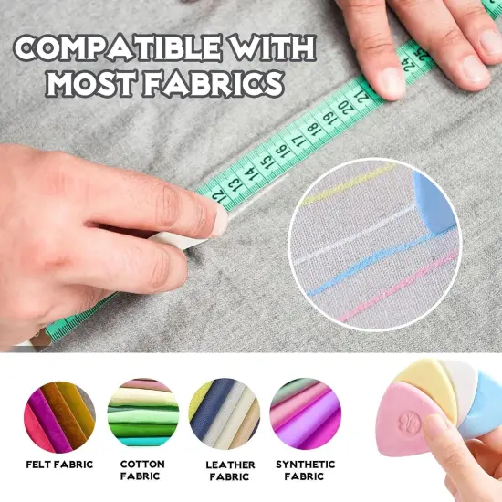 12Pcs Tailors Fabric Chalk - 4 Colors {5}