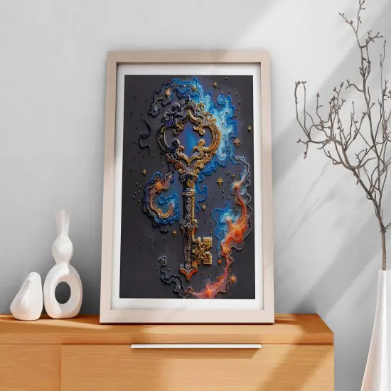 Bead Embroidery Kit - The key to happiness {4}