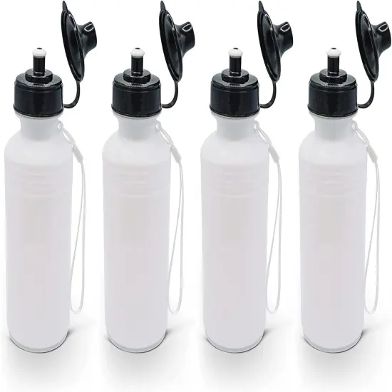 4E's Novelty Bulk Water Bottles 4-Pack 18oz &ndash; BPA-Free, Reusable Plastic Water Bottle for Kids & Adults! {1}