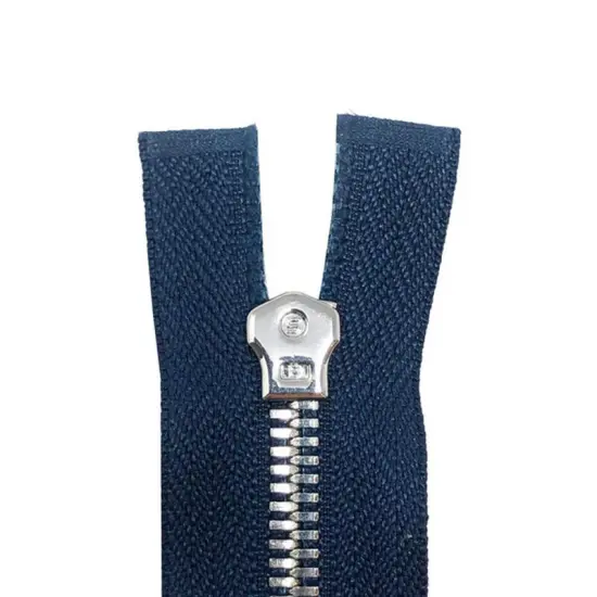 5MM Closed Bottom Zipper Navy Tape Nickel Teeth 7 to 20 Inche {3}