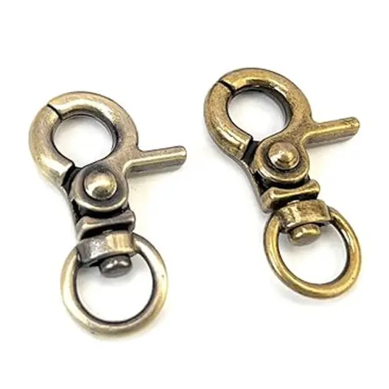 Lobster Clasp Hook &ndash; 2 5/8 Inches Antique Brass Finish {2}