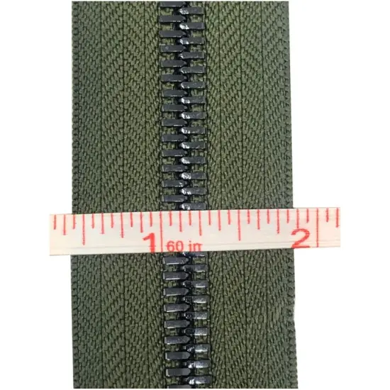 8MM One Way Separating Open Bottom Zipper 28" {5}