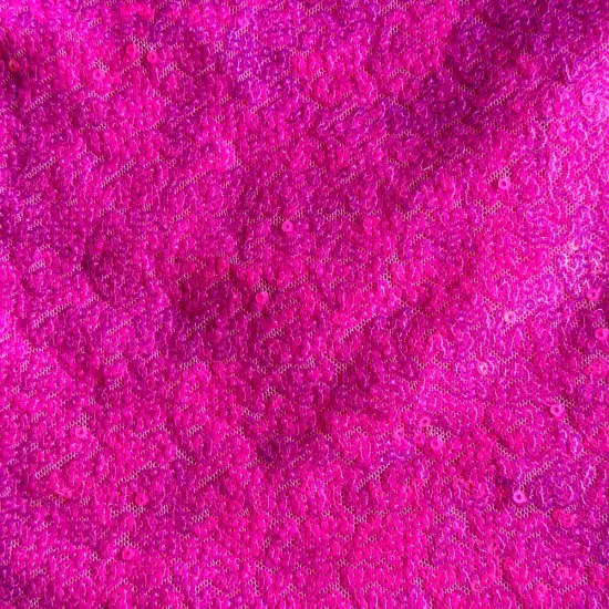 1 Yard Glitz Sequins Power Mesh Dancewear Fabric 36/60 Inch Width Hot Pink {1}