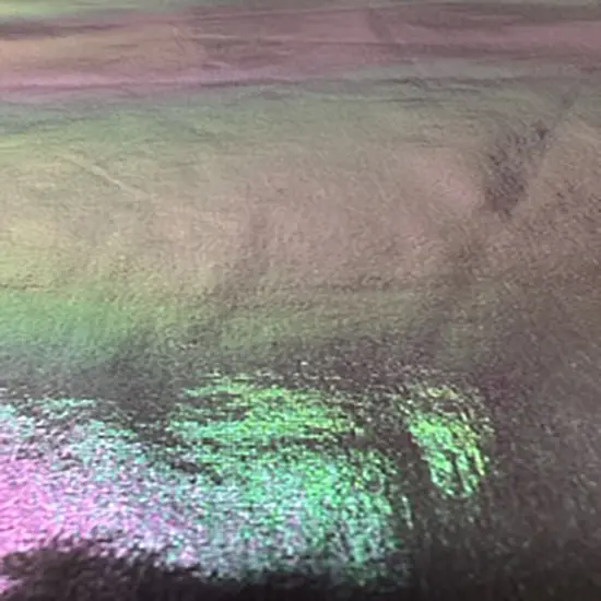 1 Yard 2-Way Stretch Poly Spandex Rainbow Foil Fabric 60&rdquo; Width Lilac {1}