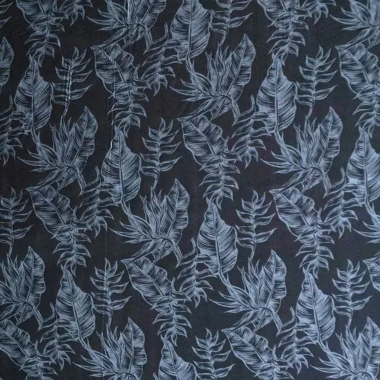 1 Yard Hammock Fern Banana Leaf Rayon Poplin Fabric 44/45" Wide Red {4}