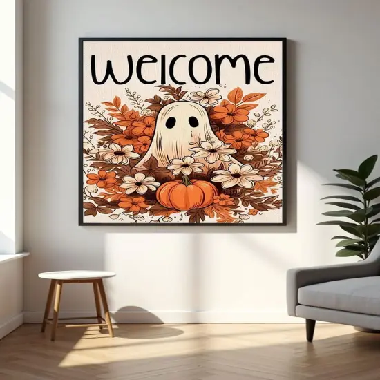 Halloween Diamond Art Kits for Adults - Welcome Halloween {3}