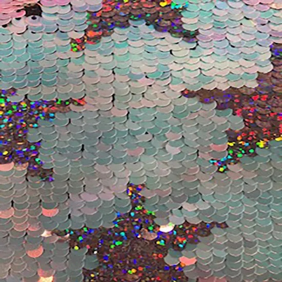 1 Yard Reversible Star Sequin Poly Spandex Fabric for Dancewear Costumes and Craft Decor 56/54 Inch Width Black Gold Face {3}