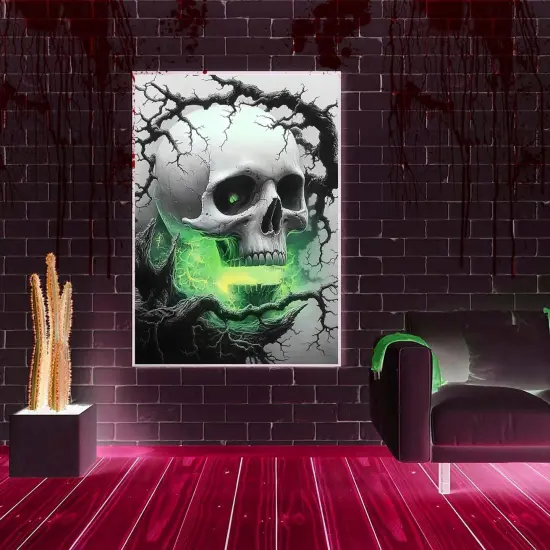 Skull Diamond Art Kits for Adults Halloween {3}