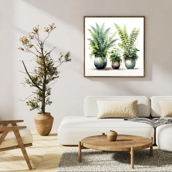 Green Plant Adult Paint by Number Kits {2}