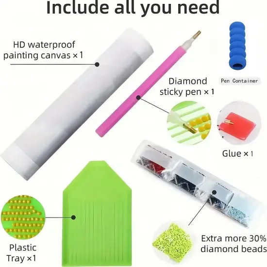 Ghost Pumpkin Diamond Art Kits {4}