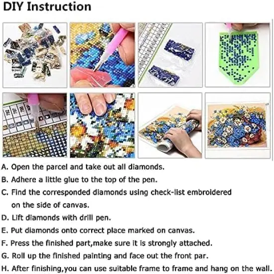 5D Diamond Painting Art Animal Highland Cow {3}