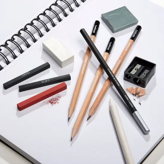 KINGART&reg; Sketch & Draw Set 17 pc {2}