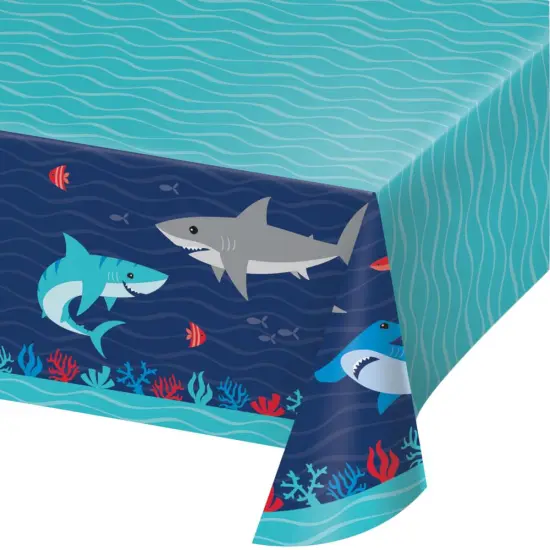 6 pc Bulk Shark Party Paper Table Covers {1}