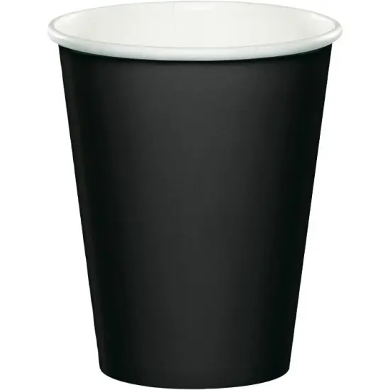 240 pc Bulk Black Velvet 9 oz Hot & Cold Cups {1}