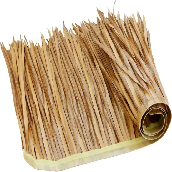 Mexican Style Artificial Palm Thatch Rolls {1}