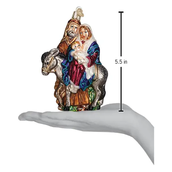 Old World Christmas: Flight To Egypt Hanging Ornament {4}