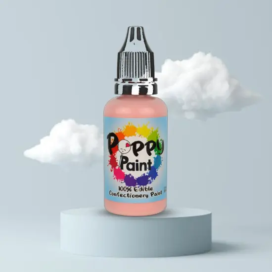 Poppy Paint Peach Edible Food Color for Cake Decorating Chocolate and Cookies {3}