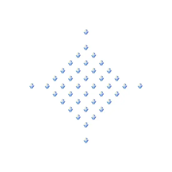 Preciosa 4mm Czech Crystals Bicone Rondelle Beads, 40pcs Sapphire AB {5}