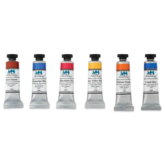 Michael Harding Artists Watercolors - Set of 6, Brienne Brown Essentials, 15 ml {1}