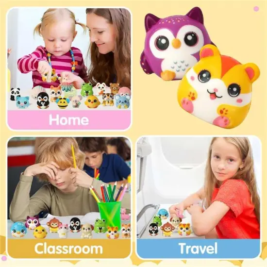 24 PCS Squishies for Kids Bulk - Kids Party Favors Kids Prizes for Rewards for School Classroom Treasure Box Prizes {5}