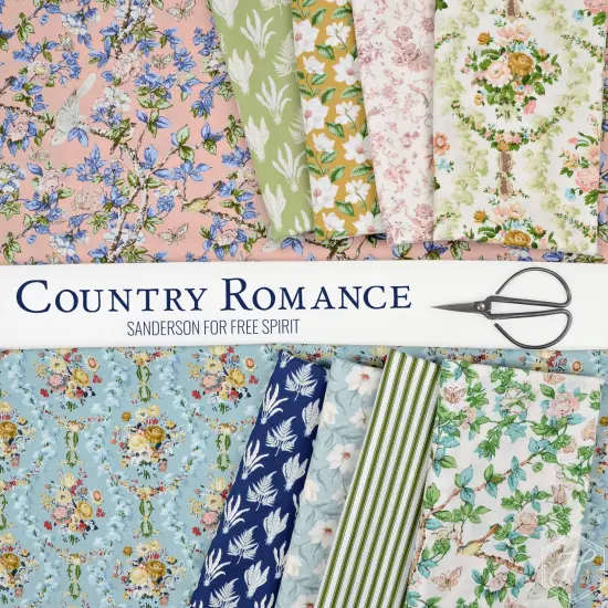 Grandiflora in Gold (pwsa075.gold) | Country Romance | Sanderson | Free Spirit {2}