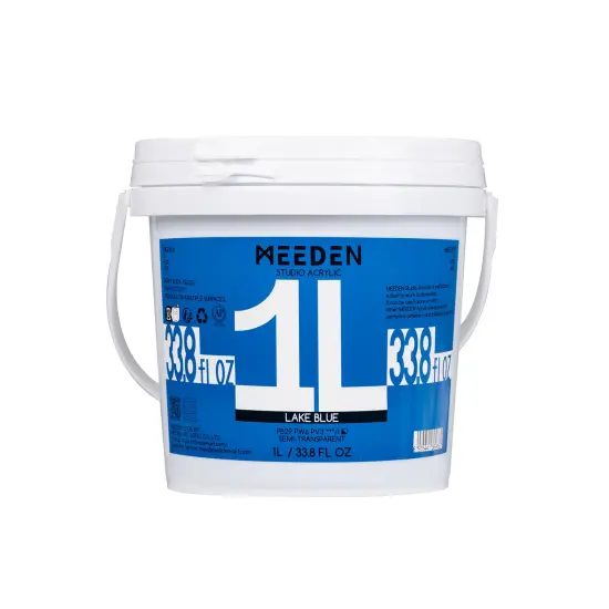 MEEDEN Studio Acrylic Paint-Lake Blue, 1L / 33.8 oz {1}