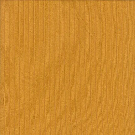 1 Yard Ribbed Knit Fabric 8x3 Yummy Rib Solid Polyester Spandex, 58/60&rdquo; Width MUSTARD LT {3}