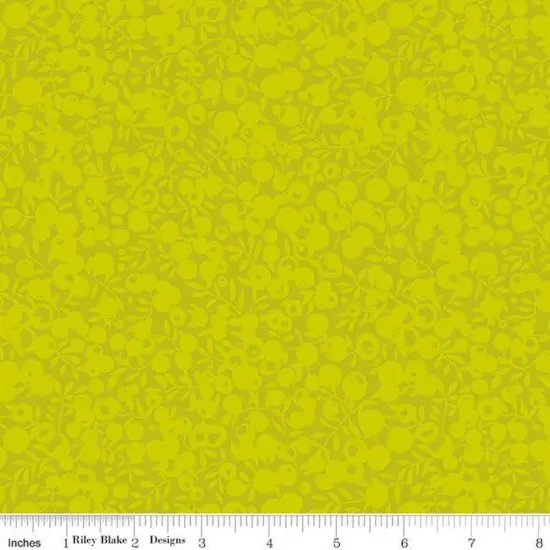Wiltshire Shadow in Chartreuse (01666562a) | Wiltshire Shadow | Liberty Fabrics | Riley Blake {1}