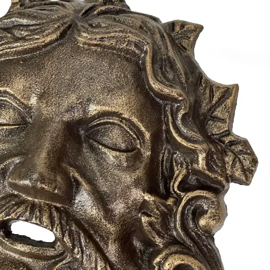Cast Iron Green Man Wall D&eacute;cor, Multiple Finishes {3}