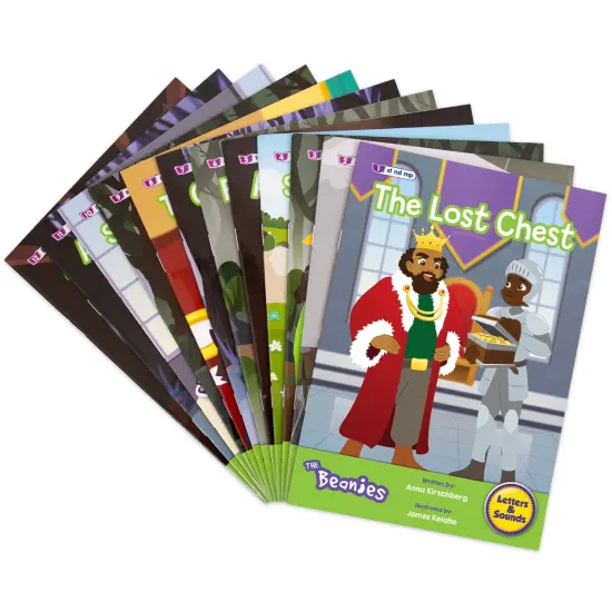 Junior Learning: The Beanies Diversity - Phase 4 - Hi-Lo Decodables, 12 Book Set, Blends Sounds, Week-By-Week Progression, Kids Reading Development {5}