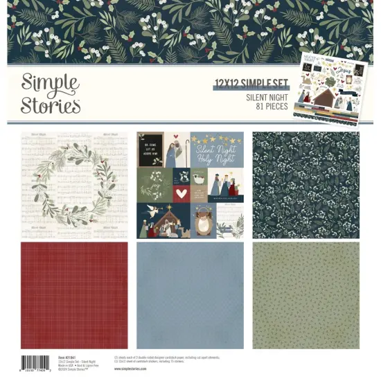 Simple Stories Collection Kit 12"X12"-Silent Night {1}