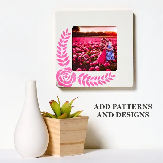 Martha Stewart&trade; 4" x 4" Hardwood Square Frames - 6 pc. - 68706 {4}