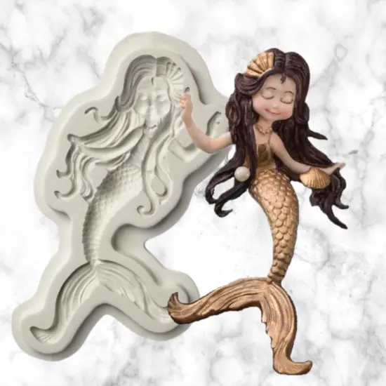 Mermaid Silicone Mold {1}