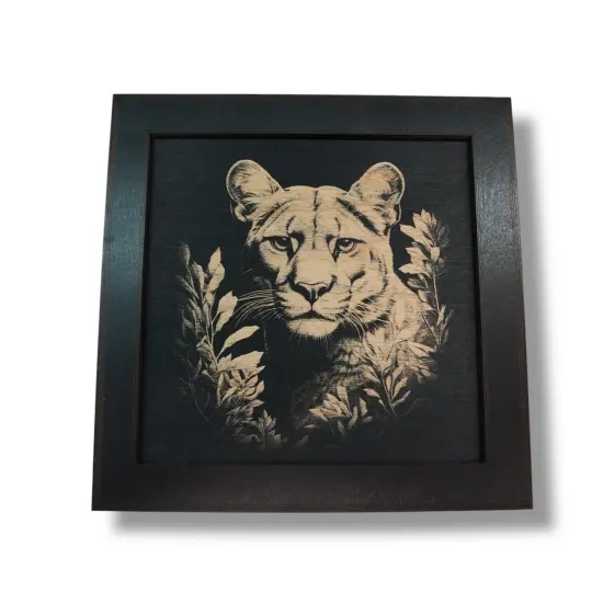Framed Art - CUSTOM - Panther {1}