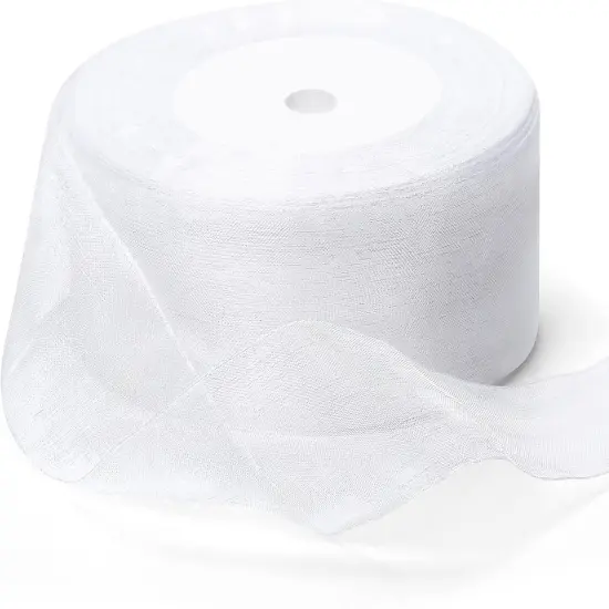 Sheer Organza Ribbon for Gift Wrapping Chiffon Tulle Mesh Ribbon Clear Wedding Christmas Tree Decor DIY Crafts {1}