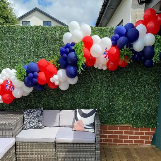 Royal Blue Balloons 18 Inch - 30 Pack Large Thick Blue Balloons Big Round Royal Blue Latex Balloons for Birthday Baby Shower Graduation Baseball Nautical Party Decorations {3}