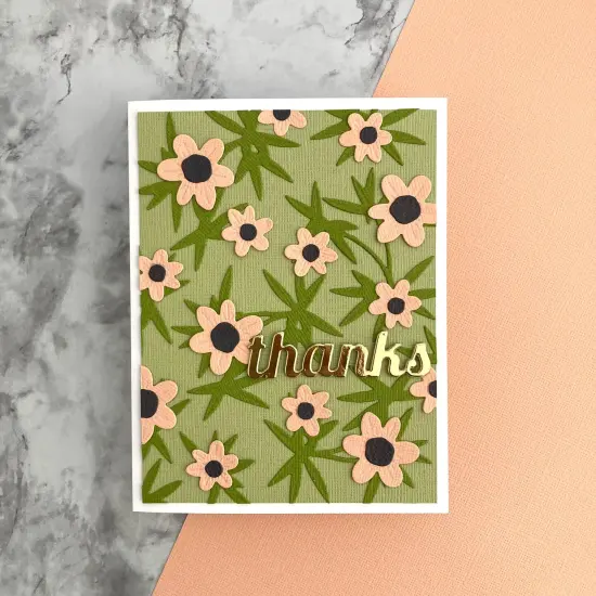 CANTALOUPE - Textured 12x12 Cardstock - Encore Paper {4}