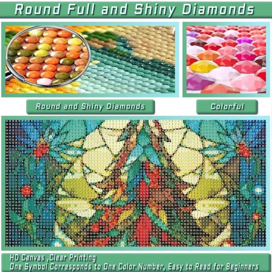 Christmas Tree Diamond Painting Kits 5D Diamond Painting (12x12inch) {4}